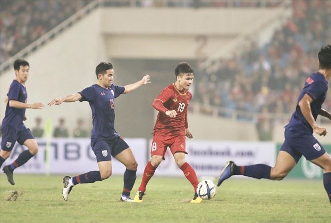 Quang Hải nhiều khả năng sẽ thi đấu trong đội hình ĐTQG tại King’s Cup dù vẫn trong độ tuổi U23 ảnh: VSI