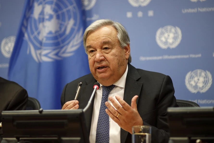 Tổng Thư ký Liên hợp quốc (LHQ) Antonio Guterres.