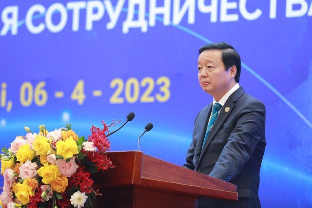Phó Thủ tướng Trần Hồng Hà phát biểu.