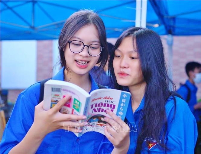 Ngày Sách và Văn hóa đọc Việt Nam được tổ chức vào ngày 21/4 hằng năm trên phạm vi toàn quốc. Ảnh: TTXVN.