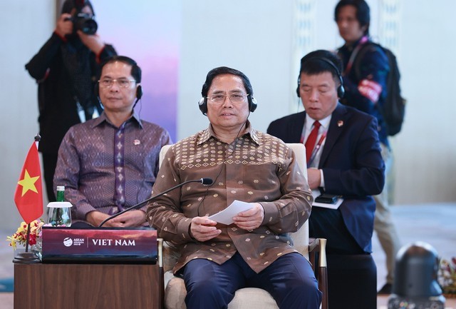 Thủ tướng Phạm Minh Chính tham dự Phiên họp hẹp Hội nghị cấp cao ASEAN 42.
