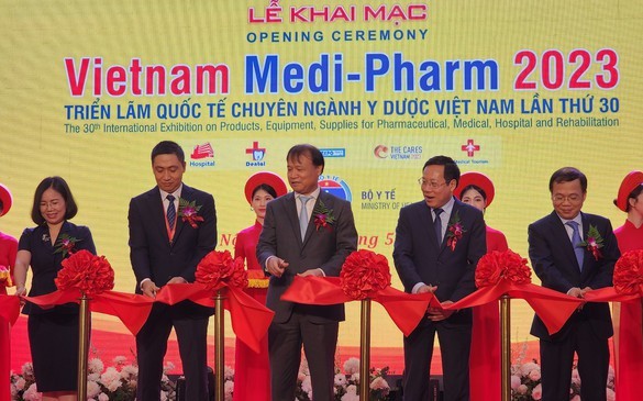 Lễ khai mạc Triển lãm quốc tế chuyên ngành y dược Việt Nam năm 2023 (Vietnam Medi-Pharm).