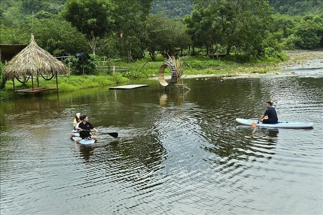 Điểm du lịch sinh thái tại xã La Ngâu, huyện Tánh Linh, tỉnh Bình Thuận.