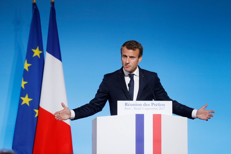 Tổng thống Pháp Emmanuel Macron. Ảnh: NYT.