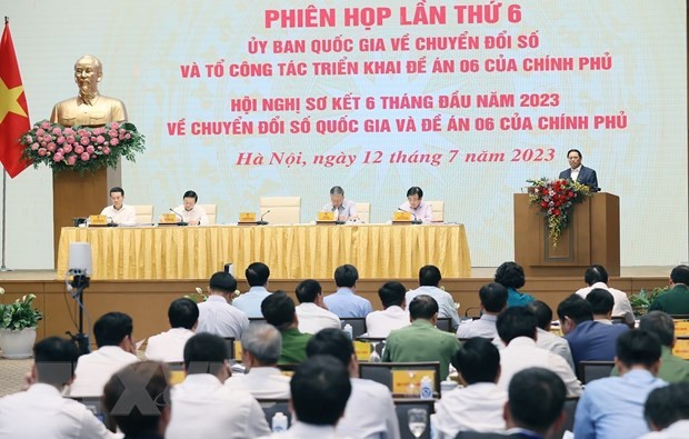 Thủ tướng Phạm Minh Chính khai mạc hội nghị. Ảnh: Dương Giang/TTXVN.