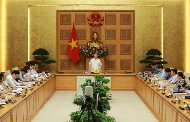 Phó Thủ tướng Trần Hồng Hà phát biểu chỉ đạo. Ảnh: TTXVN.