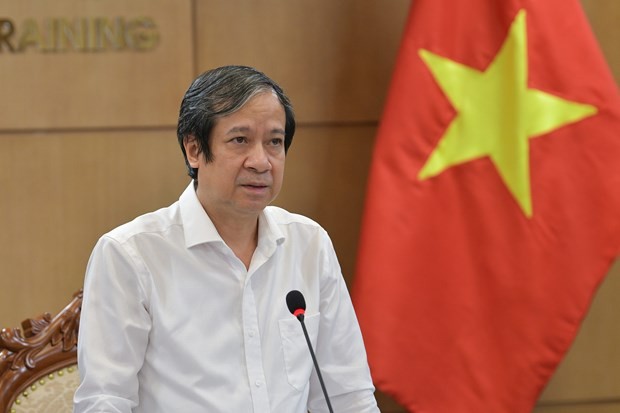 Bộ trưởng Bộ Giáo dục và Đào tạo Nguyễn Kim Sơn. Ảnh: Bộ GD-ĐT.