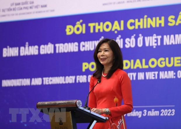Điều phối viên Thường trú Liên hợp quốc tại Việt Nam Pauline Tamesis. Ảnh: Hoàng Hiếu/TTXVN.