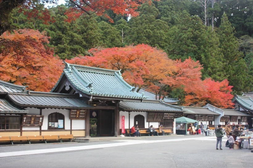 Vẻ đẹp kỳ bí tại ngôi chùa Nhật Bản hơn 600 tuổi trong tiết Thu