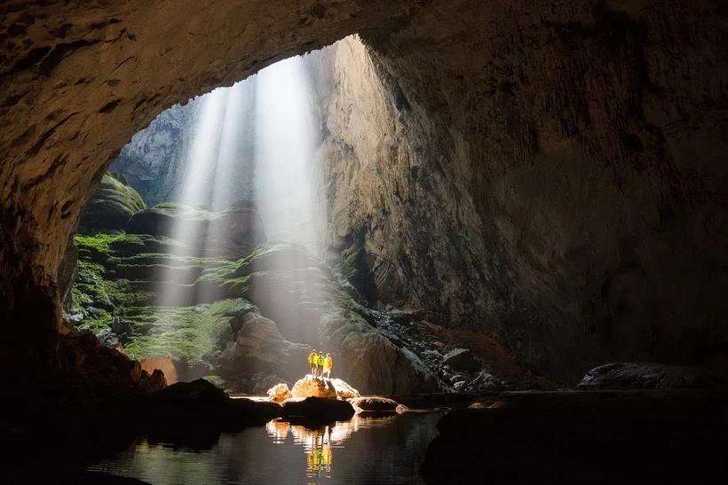 Vẻ đẹp của Sơn Đoòng, hang động tự nhiên lớn nhất thế giới. Nguồn: TTXVN.