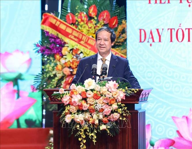 Bộ trưởng Bộ Giáo dục và Đào tạo Nguyễn Kim Sơn. Ảnh: Thanh Tùng/TTXVN.