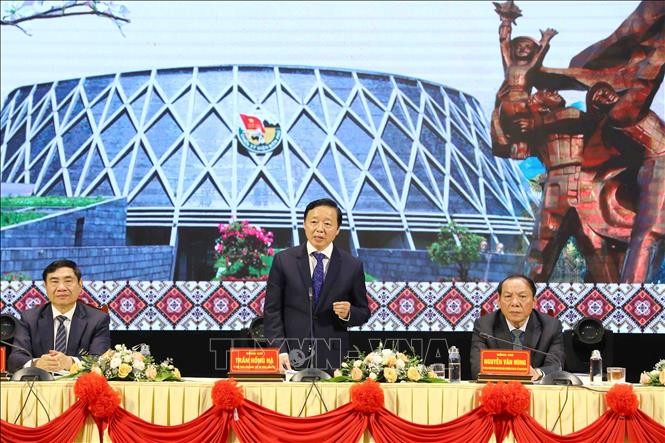 Phó Thủ tướng Trần Hồng Hà phát biểu tại Hội thảo. Ảnh: Trung Kiên/TTXVN.