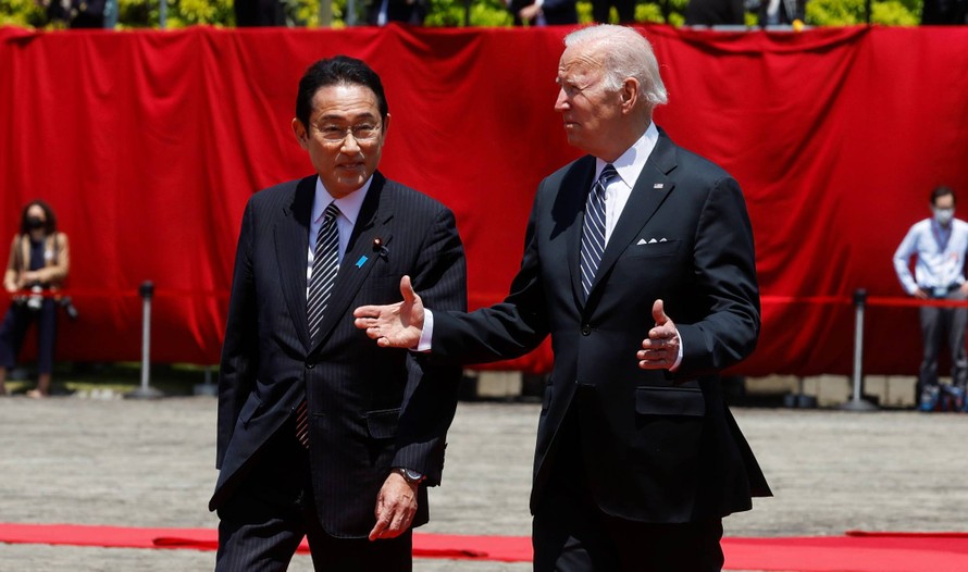 Thủ tướng Nhật Bản Kishida Fumio và Tổng thống Mỹ Joe Biden.