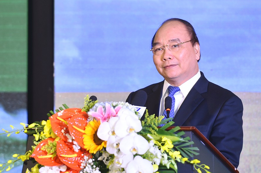 Thủ tướng Nguyễn Xuân Phúc phát biểu tại hội nghi