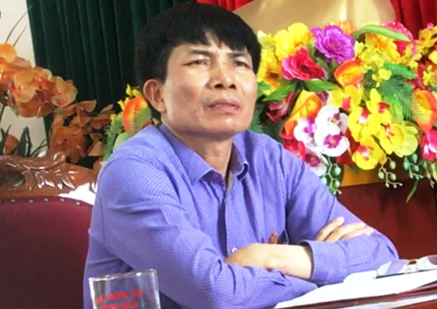 Ông Nguyễn Xuân Thái, Bí thư Đảng ủy kiêm Chủ tịch UBND xã Yên Lâm 