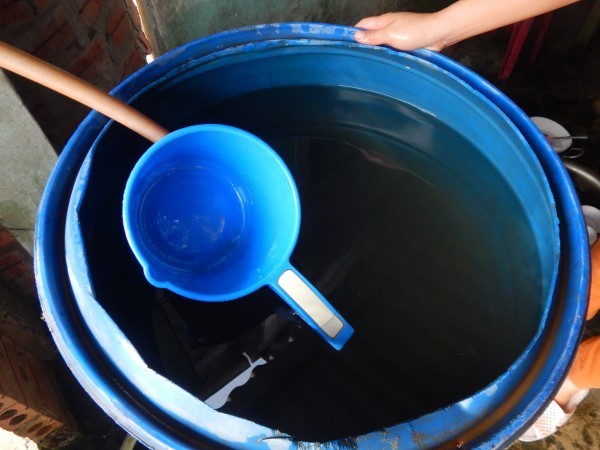 Nguồn nước ở xã Phú Diên bị ô nhiễm nặng