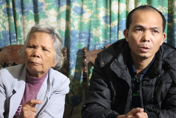 Bà Đặng Thị Nga và con trai Trịnh Huy Dương nhiều năm mang án oan giết chồng, giết cha.