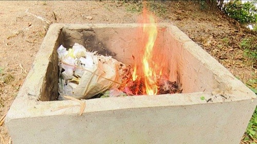 Xây dựng lò đốt rác bảo vệ môi trường nông thôn