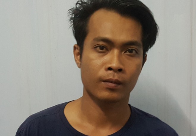 Trần Phú Tài lúc mới bị bắt.
