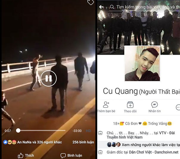 Phú Thọ: Nhóm thanh niên cầm hung khí chặn xe trên cao tốc xin tiền 