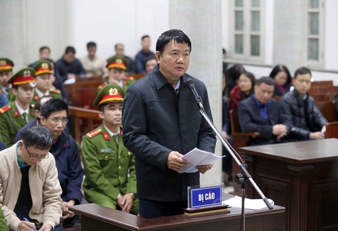 Bị cáo Đinh La Thăng xin lỗi Đảng, nhân dân