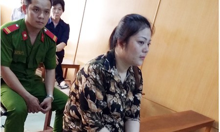 Nguyễn Thị Thanh Hoa trong phiên tòa gần đây