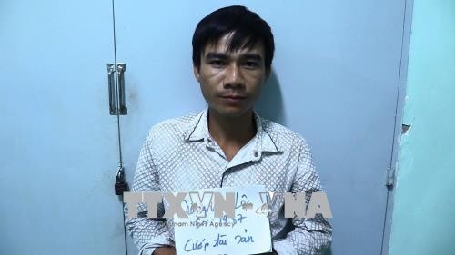 Đối tượng Dương Văn Lộc đã bị công an bắt giữ sau 2 năm bị truy nã.