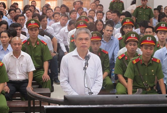 Nguyễn Xuân Sơn từng bị tòa cấp sơ thẩm tuyên án tử hình trong đại án OceanBank (ảnh PV).