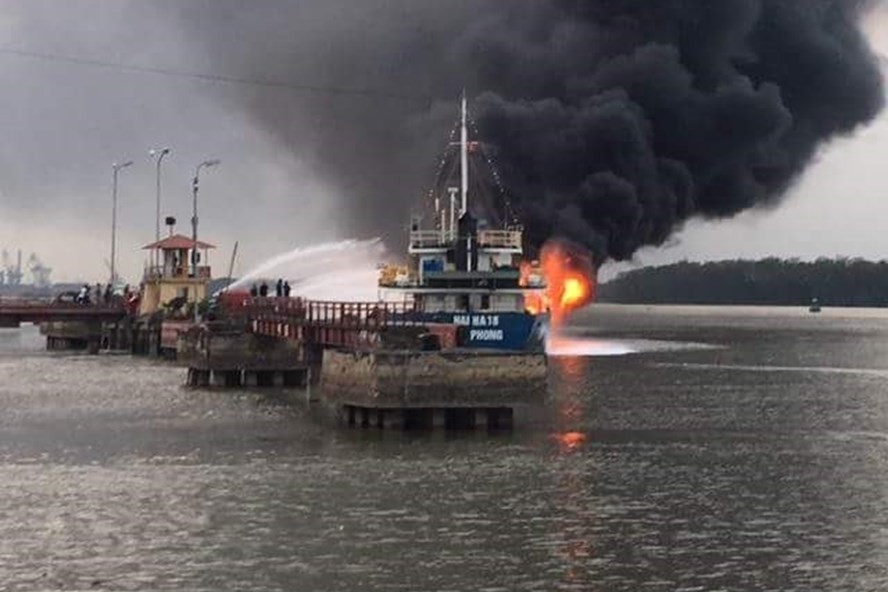 Báo cáo chính thức về vụ cháy tàu chở dầu ở Hải Phòng