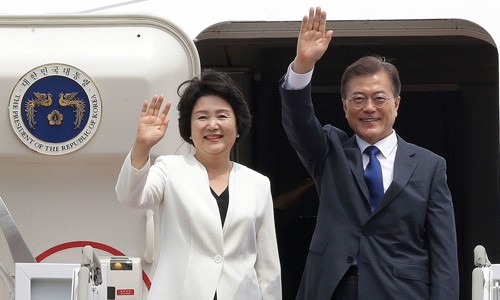 Tổng thống Hàn Quốc và phu nhân sẽ đến Việt Nam trong hôm nay