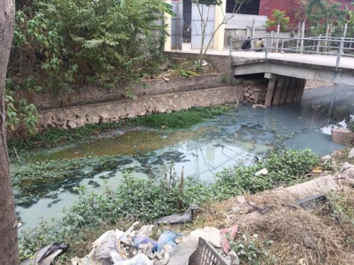 Công ty cổ phần Phú Lân xả thải gây ô nhiễm môi trường, ảnh hưởng nghiêm trọng đến đời sống sinh hoạt và sản xuất nông nghiệp của người dân xã Đại Thắng (huyện Phú Xuyên, Hà Nội).