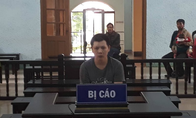 Bị cáo Thành tại phiên tòa. Nguồn ảnh: Vietnamnet