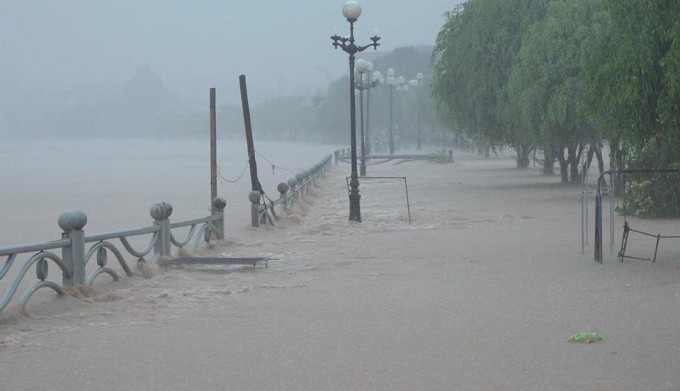 Huyện Ba Chẽ bị ảnh hưởng nặng nề do mưa lũ.