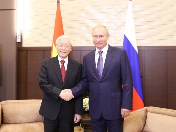 Tổng Bí thư Nguyễn Phú Trọng và Tổng thống Vladimir Putin