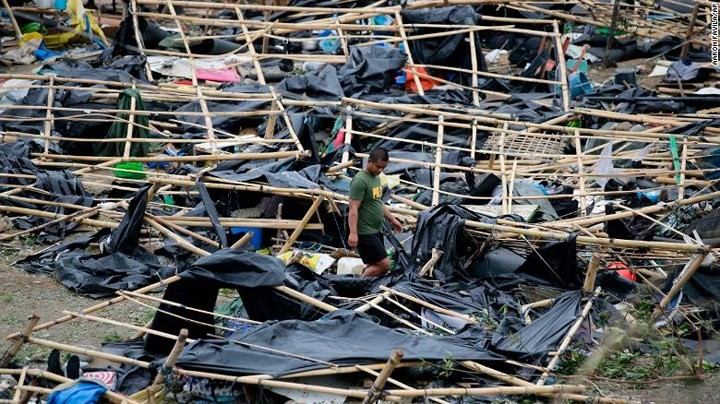 Số người thiệt mạng do bão Mangkhut tăng mỗi ngày