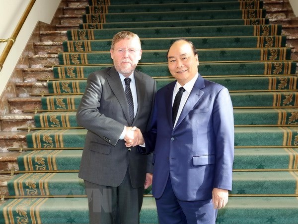 Thủ tướng Nguyễn Xuân Phúc gặp Chủ tịch Hạ viện Bỉ Siegfried Bracke