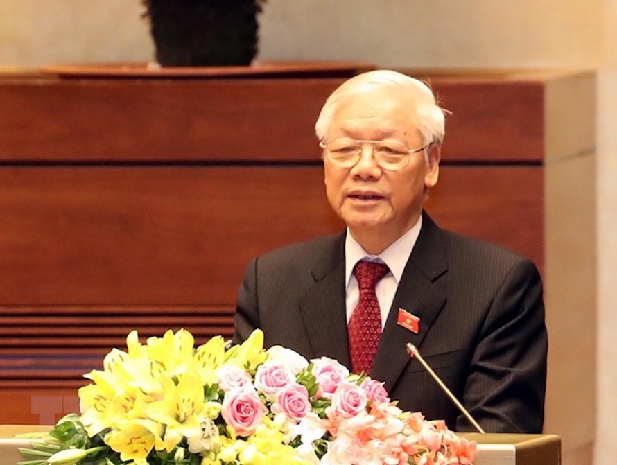 Tổng Bí thư Nguyễn Phú Trọng, Chủ tịch nước Cộng hòa xã hội chủ nghĩa Việt Nam nhiệm kỳ 2016-2021 phát biểu nhậm chức