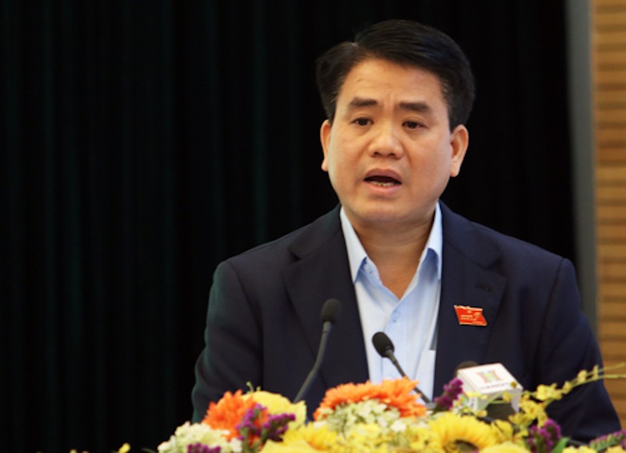 Chủ tịch UBND TP Hà Nội Nguyễn Đức Chung trả lời cử tri quận Hoàn Kiếm chiều 11/12. 