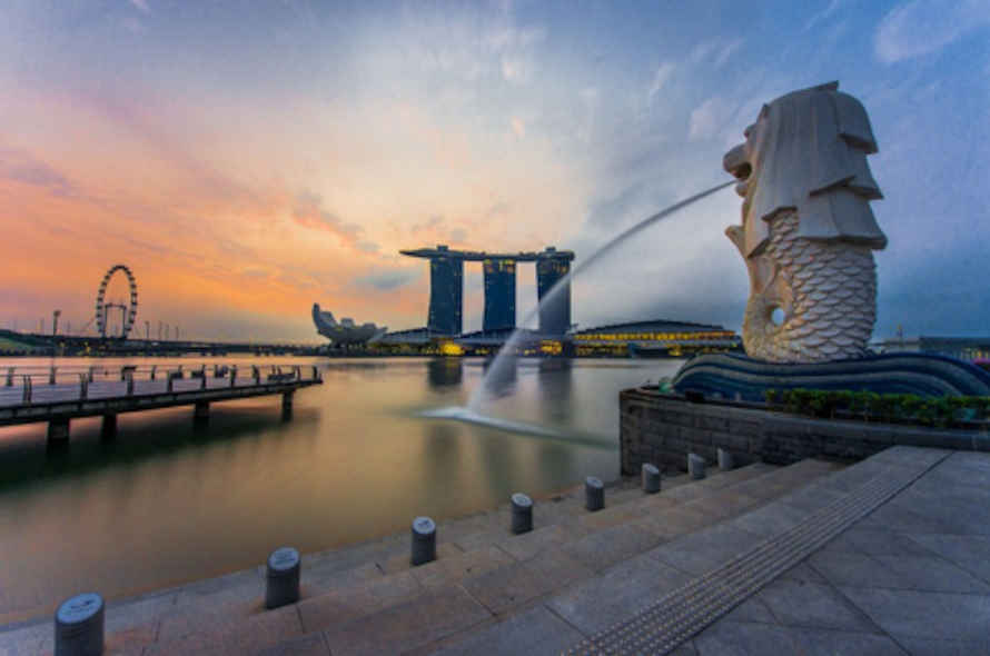 Sư tử Merlion - biểu tượng nổi tiếng của Singapore
