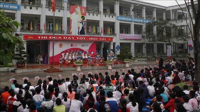 Kỳ thi có sự tham gia của 1.322 thí sinh đến từ 472 trường tiểu học trên địa bàn thành phố Hà Nội. Ảnh: Thanh Tùng/TTVXN