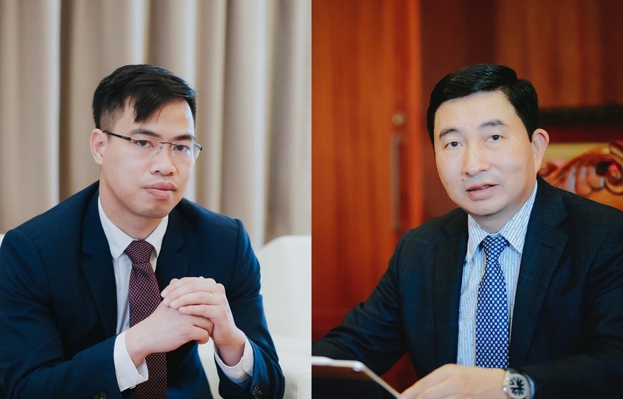Ông Nguyễn Thanh Nam, CEO của Công ty Mytel (phải) và ông Trần Văn Bằng, CEO của Telemor được đề cử vinh danh Giải thưởng Viễn thông châu Á. (Nguồn ảnh: Viettel)