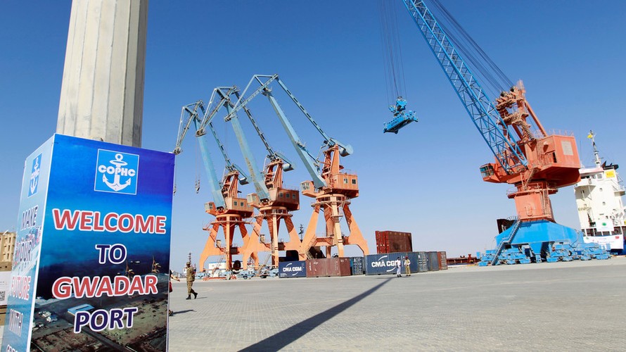 Cảng biển Gwadarport trước khi khánh thành Hành lang Kinh tế Trung Quốc-Pakistan. Ảnh: Reuters