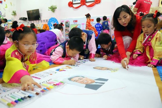 Trường mẫu giáo Việt Triều- một trong 14 trường công lập chất lượng cao tại Hà Nội
