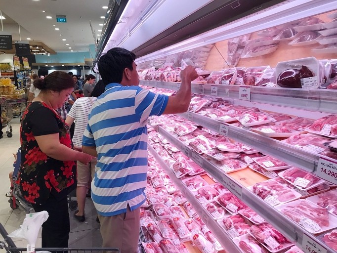 Nhu cầu cao khiến kim ngạch nhập khẩu thịt lợn tăng mạnh (Ảnh minh họa)