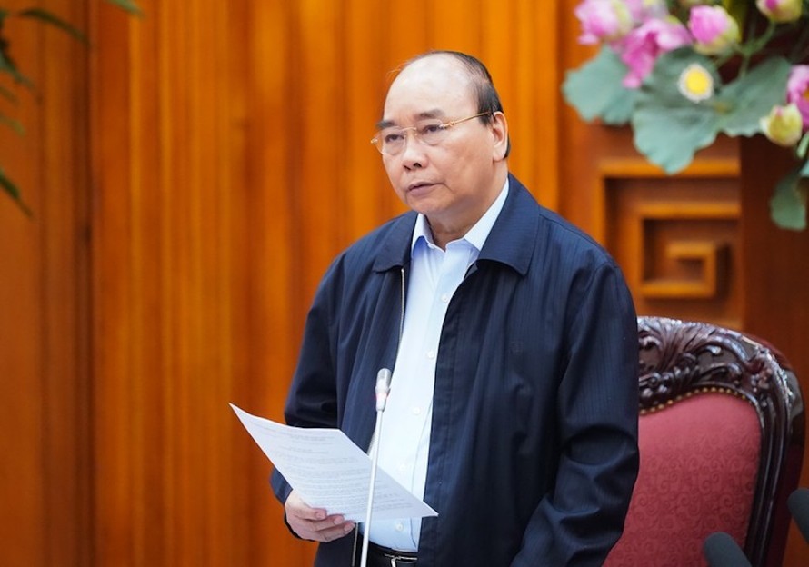 Thủ tướng Nguyễn Xuân Phúc nhấn mạnh các biện pháp phục hồi nền kinh tế.