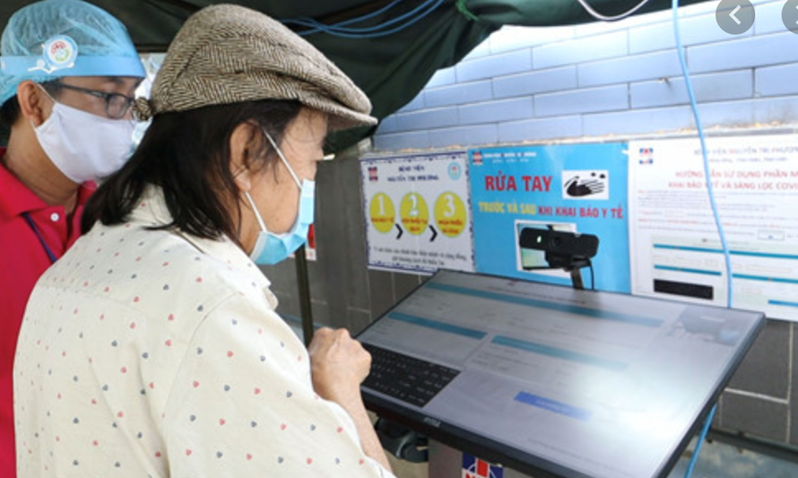 Ứng dụng CNTT trong khai báo y tế tại BV Nguyễn Tri Phương.