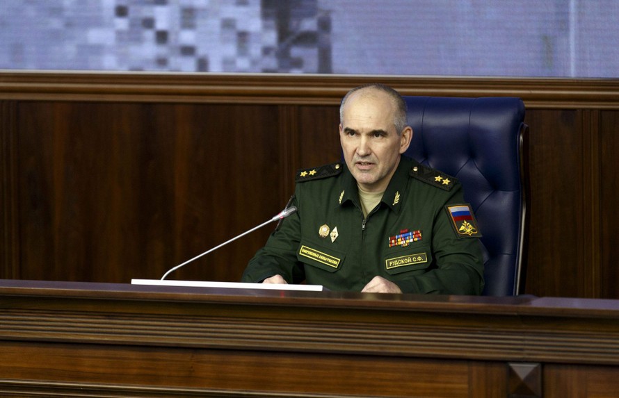 Tổng cục trưởng Tổng cục Tác chiến Bộ Tổng tham mưu các lực lượng vũ trang LB Nga, Thượng tướng Sergei Rudskoy.
