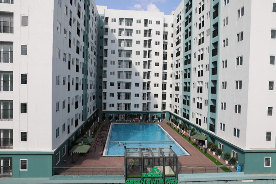 Dự án nhà ở thu nhập thấp tại Bắc Ninh của HUD. Ảnh: NL.