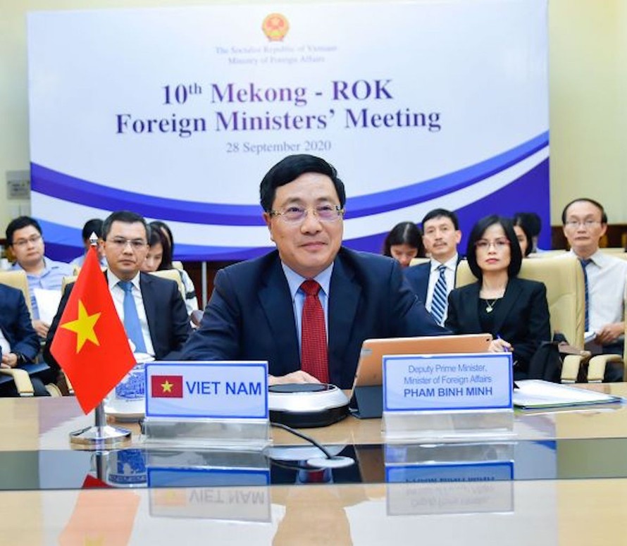 Phó Thủ tướng Phạm Bình Minh đồng chủ trì Hội nghị Bộ trưởng Ngoại giao Mekong-Hàn Quốc lần thứ 10