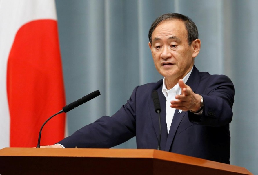 Tân Thủ tướng Nhật Bản Yoshihide Suga. Ảnh: Reuters